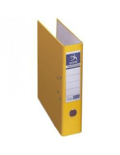 DOHE ARCHIVADOR PALANCA ARCHICOLOR FOLIO LOMO ANCHO RADO CARTÓN FORRADO PP AMARILLO
