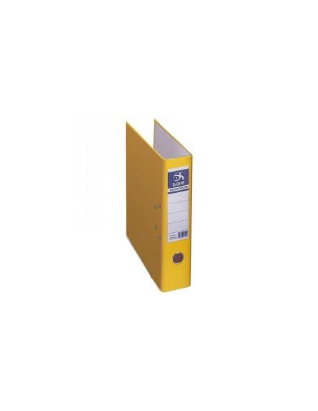 DOHE ARCHIVADOR PALANCA ARCHICOLOR FOLIO LOMO ANCHO RADO CARTÓN FORRADO PP AMARILLO