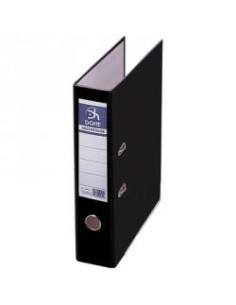 DOHE ARCHIVADOR PALANCA ARCHICOLOR FOLIO LOMO ANCHO RADO CARTÓN FORRADO PP NEGRO