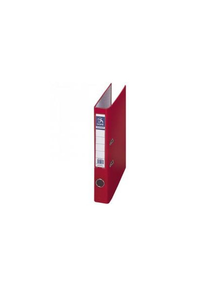 DOHE ARCHIVADOR PALANCA ARCHICOLOR FOLIO LOMO ESTRECHO RADO CARTÓN FORRADO PP ROJO