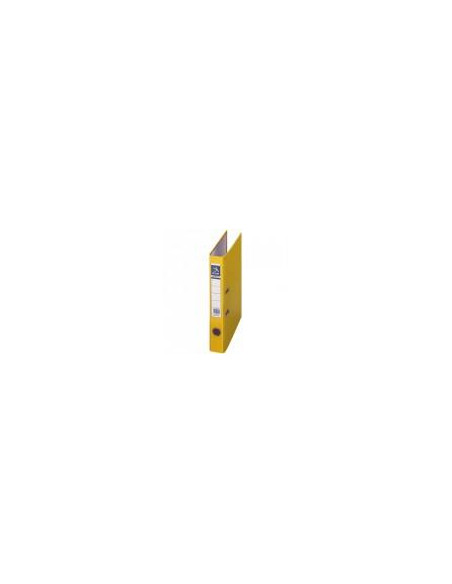 DOHE ARCHIVADOR CARTÓN RIGIDO FORRADO PP PALANCA FOLIO LOMO ESTRECHO RADO AMARILLO