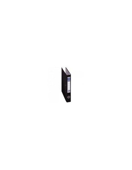 DOHE ARCHIVADOR PALANCA ARCHICOLOR FOLIO LOMO ESTRECHO RADO CARTÓN FORRADO PP NEGRO