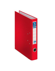 DOHE ARCHIVADOR PALANCA ARCHICOLOR A4 LOMO ESTRECHO RADO CARTÓN FORRADO PP ROJO