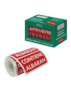 DOHE PACKIA ROLLO ETIQUETAS ADHESIVAS PREIMPRESAS PARA ENVÍOS  100 X 50 MM  CONTIENE ALBARÁN
