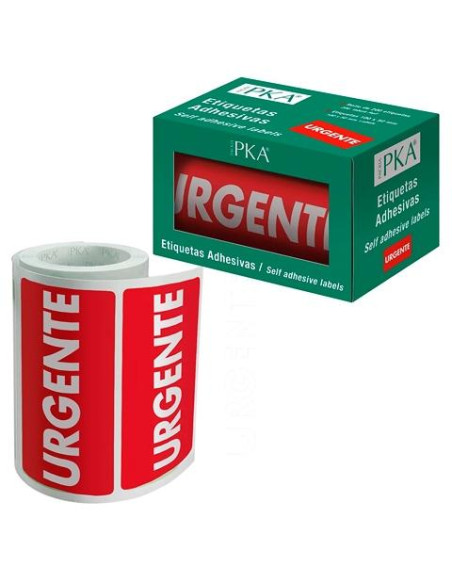 DOHE PACKIA ROLLO ETIQUETAS ADHESIVAS PREIMPRESAS PARA ENVÍOS  100 X 50 MM  URGENTE