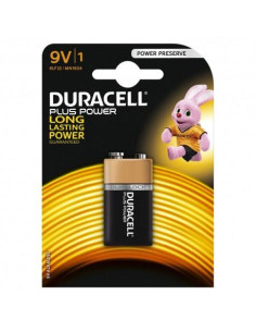 DURACELL PILAS PLUS 6LR61 ALCALINAS 9V PACK-1