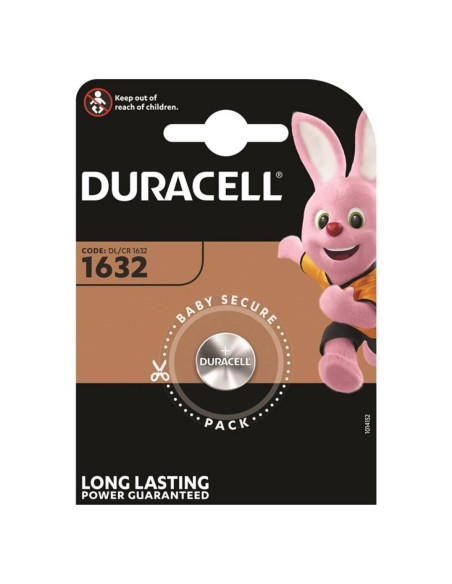 DURACELL PILAS PLANAS DE LITIO 3V - CR1632 BLISTER 1 UNIDAD
