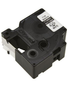 DYMO RHINO CINTA DE ETIQUETAS INDUSTRIAL ADHESIVA ID1-24 NEGRO SOBRE BLANCO DE 24MMX5´5M LAMINADO