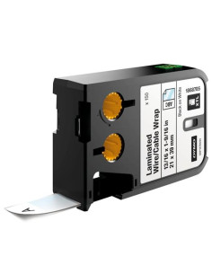 DYMO RHINO CINTA DE TRANSFERENCIA TÉRMICA BLANCA LAMINADA DE 21X39MM VINILO