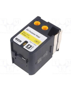 DYMO CINTA DE TRANSFERENCIA TÉRMINA NEGRO SOBRE AMARILLO 54MMX7M VINILO