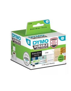 DYMO CINTA ADHESIVA DURABLE LABELWRITER LABELS 25X25MM 2 ROLLOS DE 850 ETIQUETAS