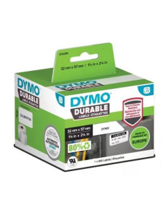 DYMO CINTA DE ETIQUETAS DE ENVÍO BLANCO DE 2LW DURABLE 2-14 X 1-14 57MM X 32MM 800 ETIQUETAS