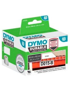 DYMO CINTA ADHESIVA DURABLE LABELWRITER LABELS 102X59MM  NEGRO SOBRE FONDO BLANCO