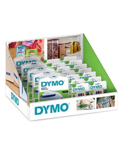 DYMO DISPLAY OMEGA   5 MAQUINAS OMEGA  8 BLISTER DE 3 COLORES ROJO NEGRO Y AZUL  8 NEGRO