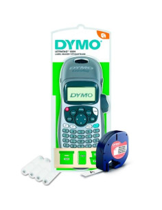 DYMO ETIQUETADORA - ROTULADORA ELECTRÓNICA LETRATAG 100H SLV  PILAS INCLUIDAS Y CINTA INCLUIDA