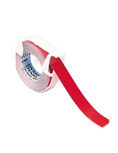 DYMO CINTA DE TRANSFERENCIA TÉRMICA ADHESIVA BRILLANTE ROJO PARA GRABAR EN RELIEVE 9MMX3M
