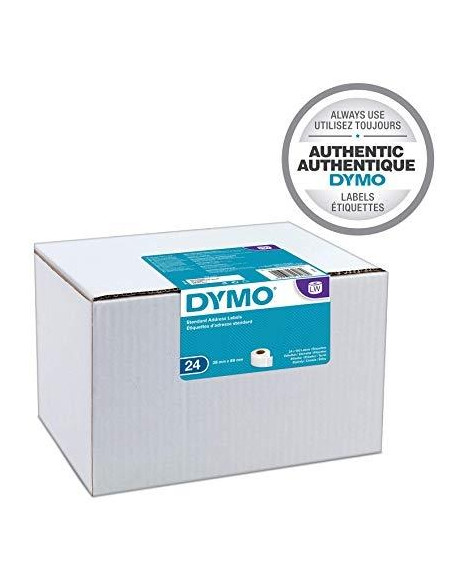 DYMO CINTA DE ETIQUETAS DE ENVÍO BLANCO DE 28X89MM 24 ROLLOS PARA ROTULADORA LABELWRITER
