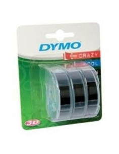 DYMO CINTA TRADICIONAL 84773 9MMX3M NEGRO BLISTER 3 UNIDADES