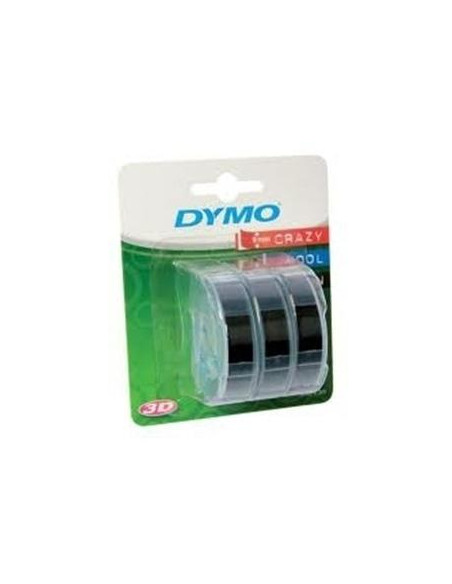 DYMO CINTA TRADICIONAL 84773 9MMX3M NEGRO BLISTER 3 UNIDADES
