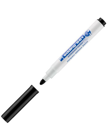 EDDING MARCADOR PIZARRA BLANCA 661 NEGRO