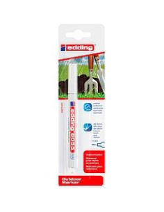 EDDING MARCADOR PERMANENTE PARA EXTERIOR 8055 BLANCO BLISTER