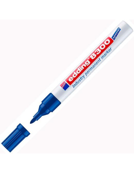 EDDING MARCADOR PERMANENTE INDUSTRIAL 8300 AZUL
