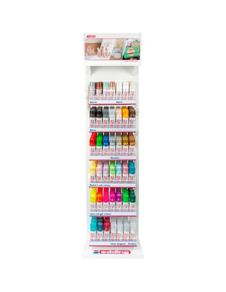 EDDING PINTURA PERMANENTE EN SPRAY 5200 BOTE 200ML CSURTIDOS EXPOSITOR 252 UD