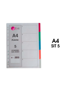 EKRIT SEPARADORES PP A4 11 TALADROS 5 POSICIONES