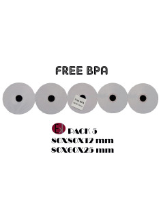 EKRIT ROLLO TÉRMICO SIN BPA 80X80X12MM 57GRS CAJA COMPLETA -50UD-