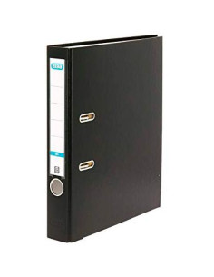 ELBA ARCHIVADOR PALANCA RADO TOP LOMO 50MM A4 CCANTONERAS CARTÓN FORRADO PP NEGRO
