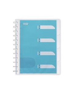 ELBA CARPETA DE FUNDAS INTERCAMBIABLES VARIOZIP 30 FUNDAS HAWAI  4 SEPARADORES  INDICE TRANSPARENTE A4