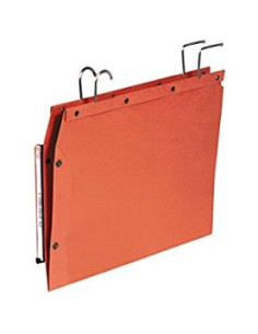 ELBA CARPETAS COLGANTES VISOR LATERAL 250X350MM ARMARIO TUB SOPFADE PACK 25U NARANJA