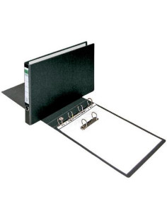 ELBA CARPETA DE ANILLAS 4 X 35MM A3 APAISADO LOMO 50MM CARTÓN COMPACTO NEGRO