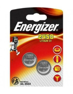 ENERGIZER PILAS PLANAS DE LITIO 3V - CR2450 2 PACK