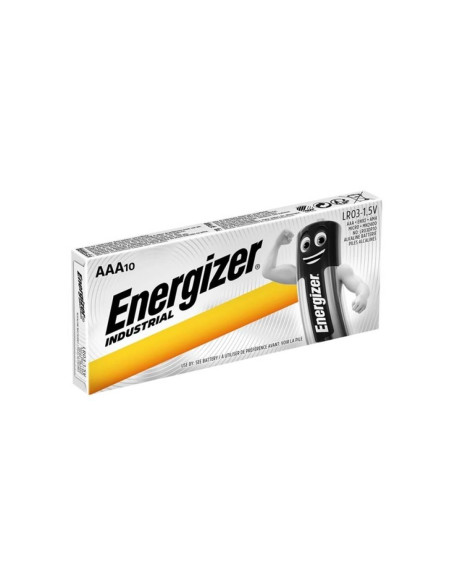 ENERGIZER INDUSTRIAL ALCALINA LR03 AAA 15V CAJA DE 10