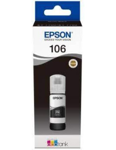 EPSON TINTA BOTE NEGRO ECO TANK PHOTO ET-7700 7750 - N 106