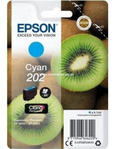 EPSON SINGLEPACK CYAN 202 CLARIA PREMIUM INK