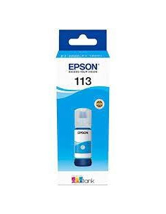 EPSON TINTA BOTE CIAN ECOTANK ET-5850 ET-5800 ET-16650 ET-16600 ET-5880 ET-5170 - N 113