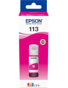 EPSON TINTA BOTE MAGENTA ECOTANK ET-5850 ET-5800 ET-16650 ET-16600 ET-5880 ET-5170 - N 113