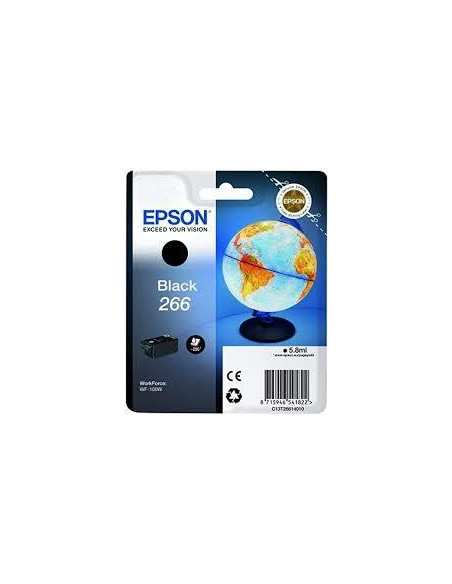 CARTUCHO INKJET EPSON T266140 N266 WF-100W NEGRO 6ML
