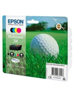 EPSON TINTA BK  C  M  Y MULTIPACK 4-COLOURS 34 DURABRITE ULTRA INK 61 ML NEGRO  42 ML CIAN  42 ML MAGENTA  42 ML AMARILLO