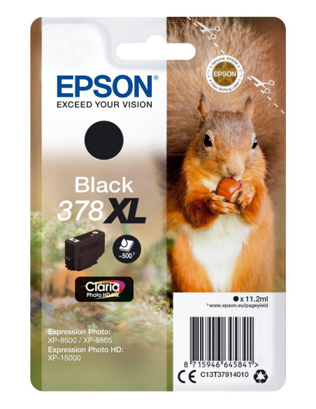 CARTUCHO INKJET EPSON T379140 N378XL EXPRESSION PHOTO XP-150085008600XP-860 NEGRO PHOTO 112ML
