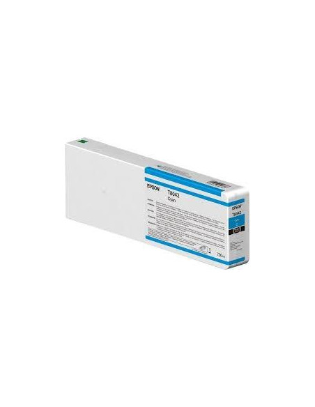 CARTUCHO INKJET EPSON T804200 ULTRACHROME HDX INK SUPERCOLOR SC-P6000P7000P7000VP8000P9000P9000V CIAN 700ML