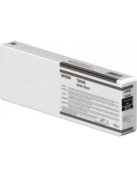 CARTUCHO INKJET EPSON T804800 ULTRACHROME HDX INK SUPERCOLOR SC-P6000P7000P7000VP8000P9000P9000V NEGRO MATE 700ML