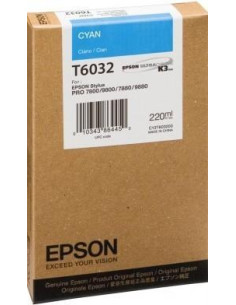 EPSON GF STYLUS PRO 7880 9880 7800 9800 CARTUCHO CIAN