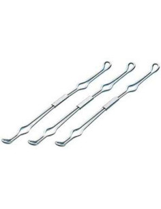 ESSELTE COMPRESORES METÁLICOS PARA CARPETAS DE ANILLAS -BOLSA 10U-