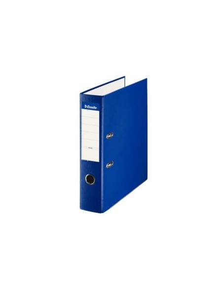 ESSELTE ARCHIVADOR PALANCA FOLIO LOMO ANCHO PP INTERIOR FORRADO EN PAPEL RADO CANTONERAS AZUL