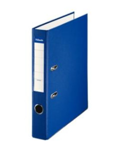 ESSELTE ARCHIVADOR PALANCA FOLIO LOMO 50MM PP INTERIOR FORRADO EN PAPEL RADO CANTONERAS AZUL