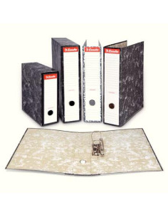 ESSELTE ARCHIVADOR PALANCA FOLIO LOMO ANCHO CARTÓN JASPEADO