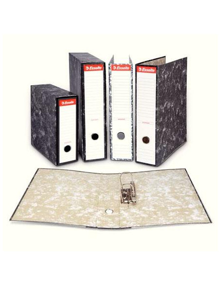 ESSELTE ARCHIVADOR PALANCA FOLIO LOMO ANCHO CARTÓN JASPEADO